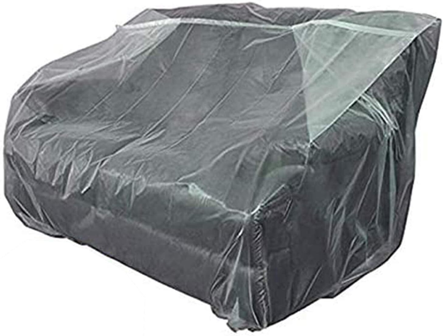 STARTWO Clear Plastic Thicker Couch Cover Heavy Duty Water Resistant Thick Clear Sofa Slipover for Moving and Long Term Storage Walmart