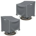 thumbnail image 1 of STARTWO Heavy Duty Swivel Chairs Cover Waterproof High-Quality Rotating Chair Protector,Gray, 1 of 7