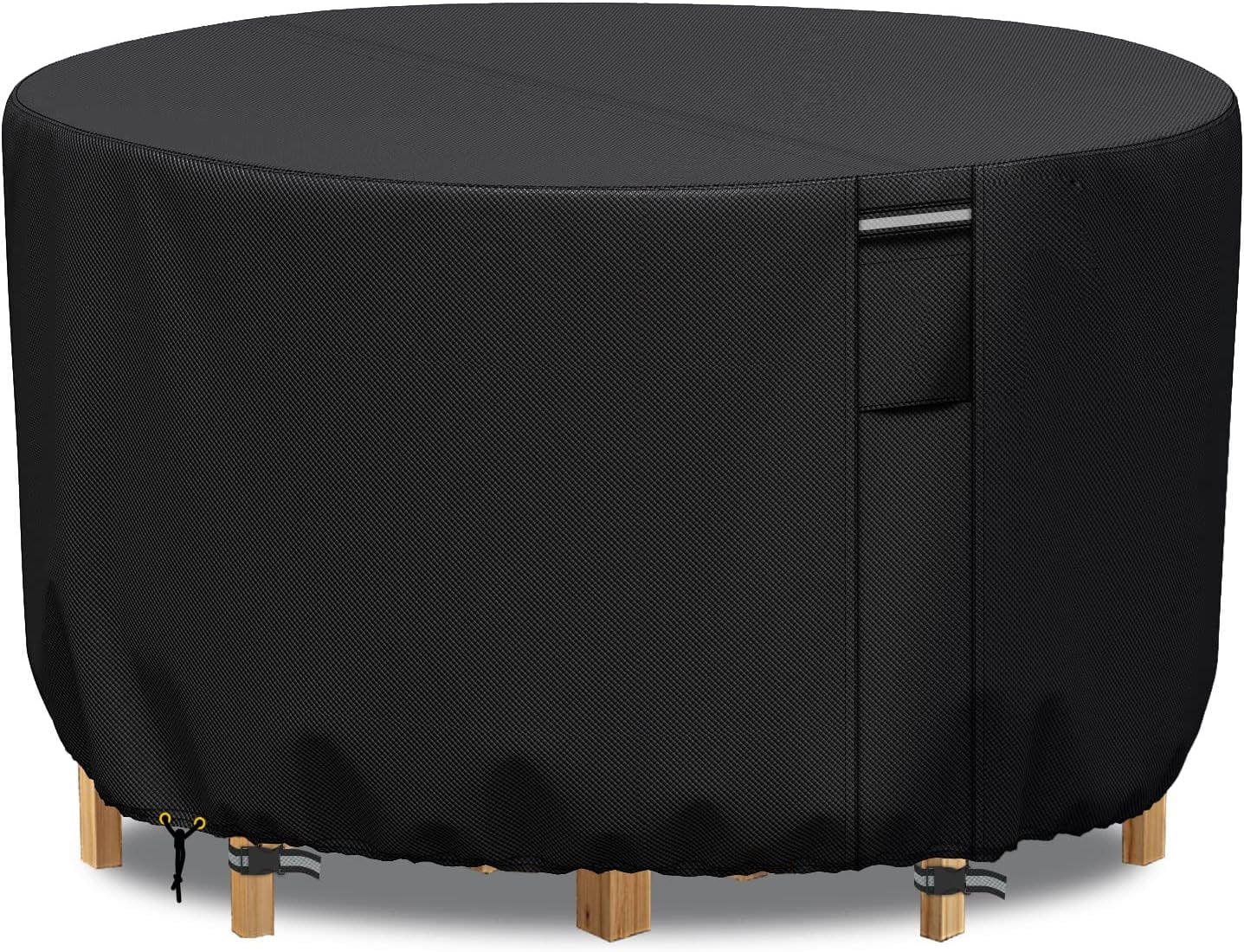 STARTWO Outdoor Furniture Winter Cover: Heavy-Duty, Waterproof Round Patio Table Cover With UV & Dust Protection