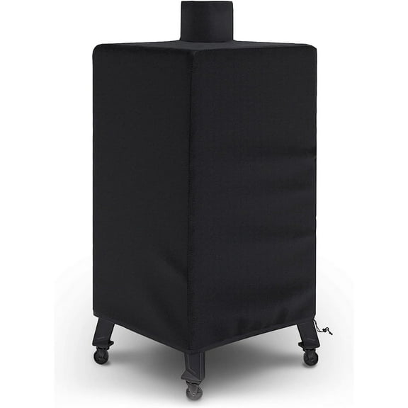 STARTWO Pellet Electric Smoker Cover, UV-Resistant Heavy-Duty Waterproof Square Vertical Grill Protector, Fade-Resistant and Convenient