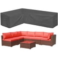 thumbnail image 1 of STARTWO Thickened Heavy Duty Patio Furniture Sectional Cover Large Waterproof Oval Outside Table Set Rain Cover, 1 of 7