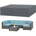 thumbnail image 1 of STARTWO Waterproof Patio Furniture Set Covers - Tear-Resistant Windproof for Rectangular Outdoor Furniture,Gray, 1 of 7