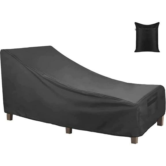 STARTWO Waterproof Patio Lounge Chair Cover Heavy Duty Outdoor Chaise Lounge Covers UV Resistant Patio Furniture Covers