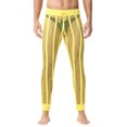 thumbnail image 1 of STARVNC Men Mesh Hollow Out Waist Drawstring Breathable Pants, 1 of 6