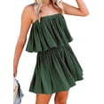 thumbnail image 1 of STARVNC Women Spaghetti Strap Pleated Sleeveless Mid-Waisted Shorts Jumpsuit, 1 of 7