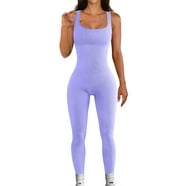 STARVNC Women Solid Color V Neck Sleeveless Pockets Jumpsuit - Walmart.com