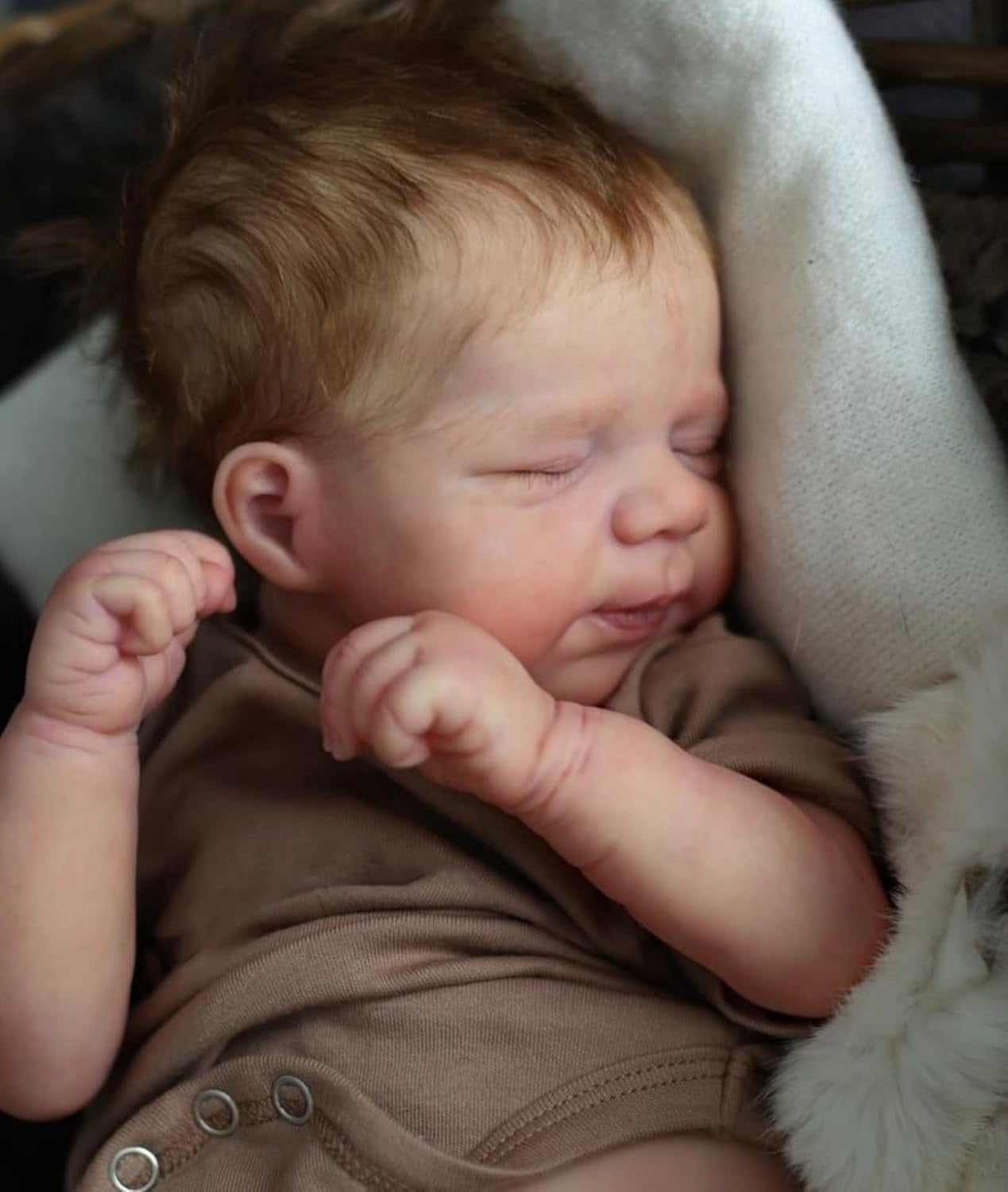 STARVOYAGE Realistic Reborn-Baby Dolls Girl 19 Inch Realistic Toddler Doll Sleeping Real Life Newborn Baby Dolls That Look Real Lifelike Baby Dolls Soft Vinyl Body
