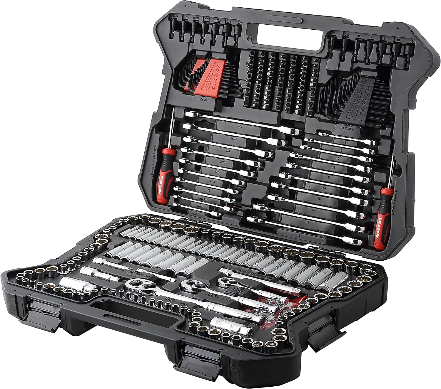 Starwork True Mechanic™ 303-piece Mechanics Tool Set,professional 