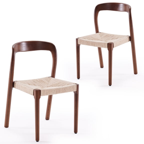 STARY Ash Wood Stackable Dining Chair Mid Century Modern Wooden for Your Room House, Fully Assembled