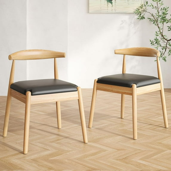 STARY Dining Chairs Set of 2, Mid Century Modern Kitchen & Dining Room Chairs for Dining Room,Dining Table Chairs with Solid Wood Legs