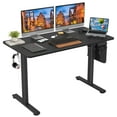 thumbnail image 1 of STARY Electric Standing Desk 48"x24", Adjustable Height Sit Stand Desk with Splice Board for Home Office, Black, 1 of 8
