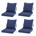 thumbnail image 1 of STARY Outdoor Deep Seat Cushions for Patio Furniture, 24"x24" Replacement Sectional Cushions for Outdoor Sofa, Armchair, 4 Pieces, Blue, 1 of 8
