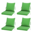 thumbnail image 1 of STARY Outdoor Deep Seat Cushions for Patio Furniture, 24"x24" Replacement Sectional Cushions for Outdoor Sofa, Armchair, 4 Pieces, Green, 1 of 8