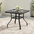 thumbnail image 1 of STARY Patio Dining Table 35"x35", Square Outdoor Dining Table with 1.57" Umbrella Hole for Patio Graden Backyard and Poolside, 1 of 8