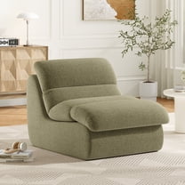 STARY Upholstered Accent Chair, Chenille Fabric Soft Sofa, for Living Room，Bedroom