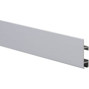 STAS Cliprail Max Picture Hanging System Set Silver - Rail System for Art and Pictures Without Nails - Mirror Track System - Covers 4.92ft 150 cm of Wall Space + Installation Kit