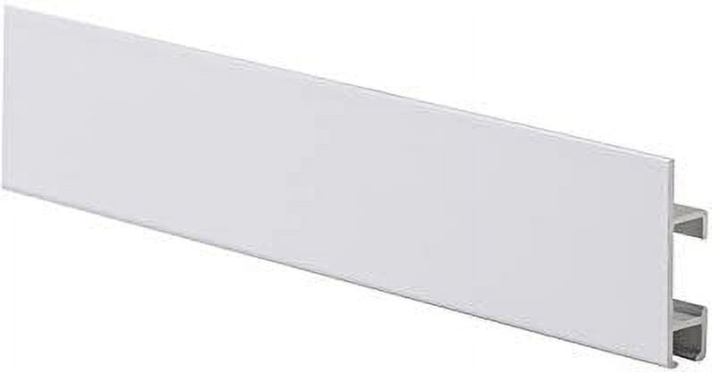 STAS Cliprail Max Picture Hanging System Set White - Rail System for Art and Pictures Without Nails - Mirror Track System - Covers 6.56ft 200 cm of Wall Space + Installation Kit