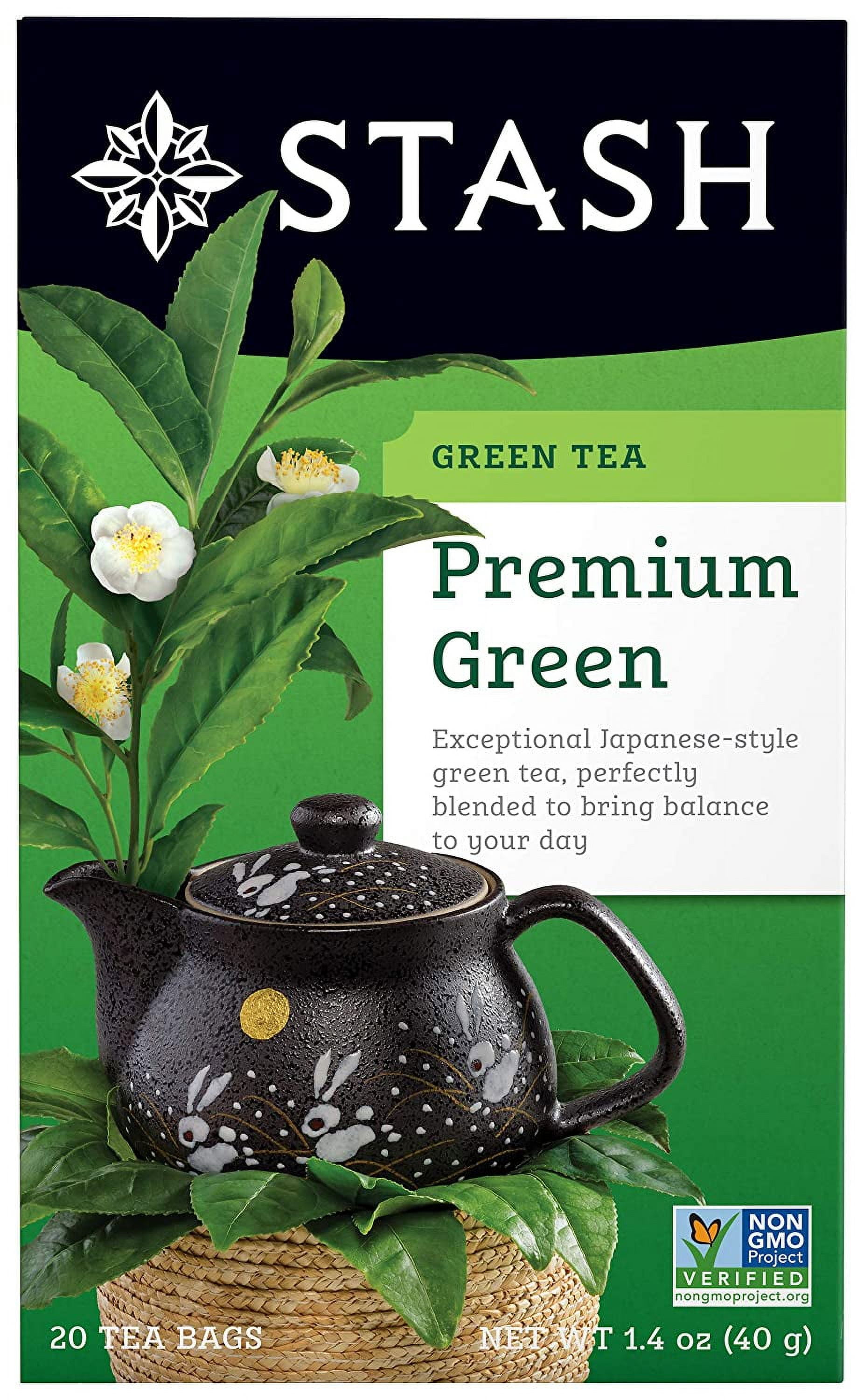 Green Tea Stack Stash Premium Green Tea, 20 ct - Walmart.com