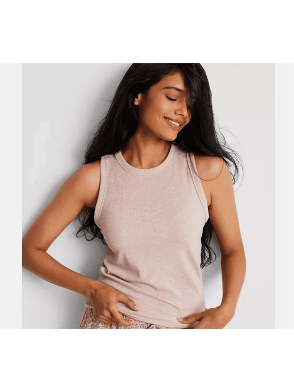 Ribbed High-Neck Sleep Tank CHAI XL