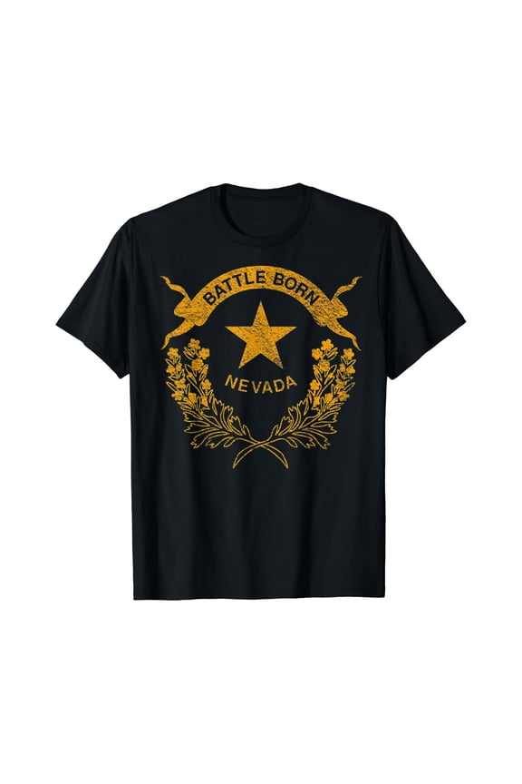 STATE OF NEVADA FLAG -- LAS VEGAS RENO LAKE TAHOE CARSON T-Shirt