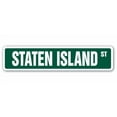 thumbnail image 1 of STATEN ISLAND Street Sign NY NYC New York borough | Indoor/Outdoor |  36" Wide, 1 of 5
