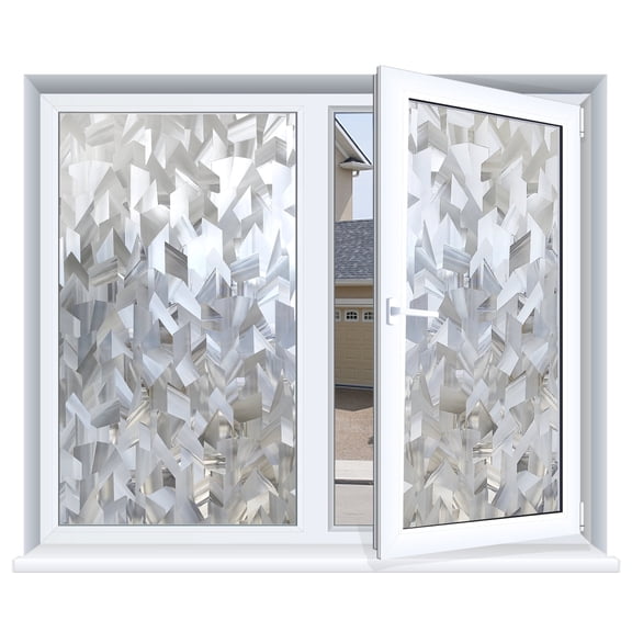 STATINT 35.4 in x 98.4 in 3D Diamond Decorative Window Privacy Film