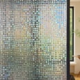 thumbnail image 1 of STATINT 3D Decorative Window Privacy Film, Vinyl, Non-Adhesive Window Covering, Mosaic Patterns, 35.4 in. x 196.8 in., 1 of 8