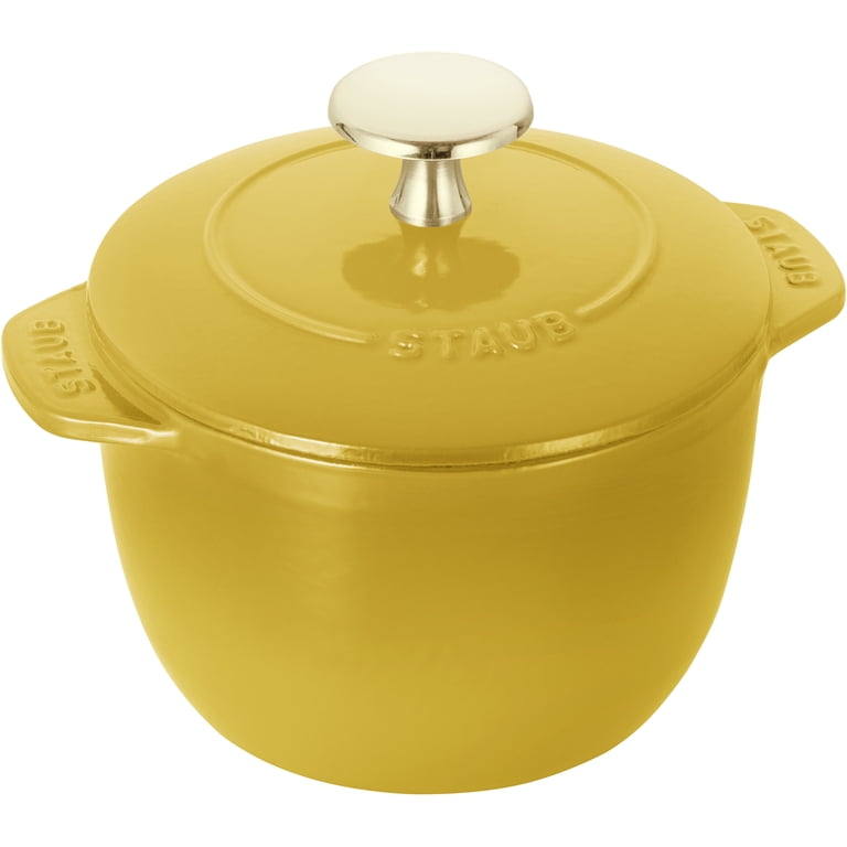STAUB Cast Iron 1.5-qt Petite French Oven - Citron - Walmart.com