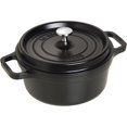 thumbnail image 1 of STAUB Cast Iron Dutch Oven 4-qt Round Cocotte Black, 1 of 1