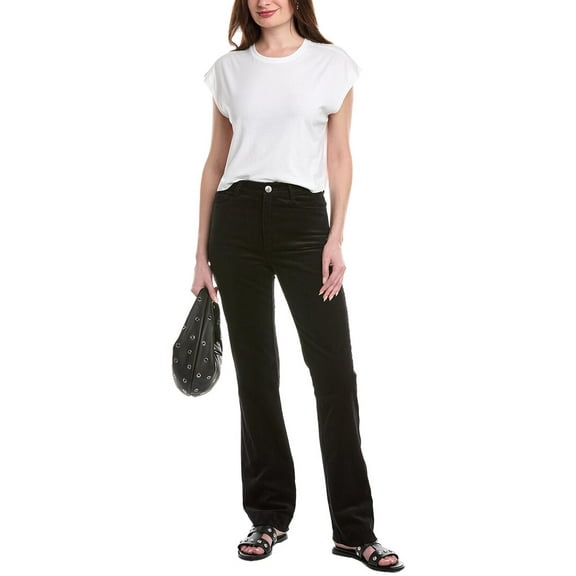 STAUD womens  Chisel Corduroy Pant, 10, Black