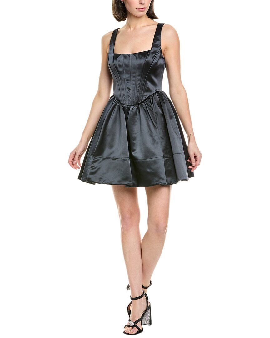 black stern mini dress from staud Landscape Dress, / 10 Size:18/24