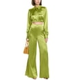 thumbnail image 1 of STAUD womens  Luke Pant, s, Green, 1 of 4