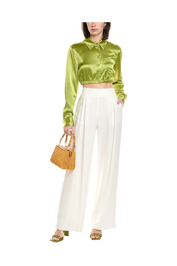 womens Oren Top, s, Green