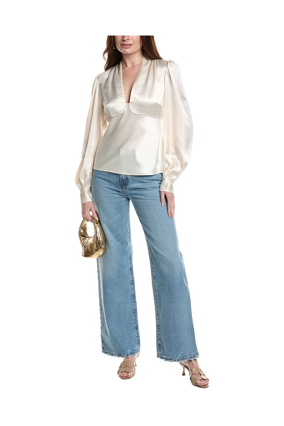 womens Rosenda Top, 00, White