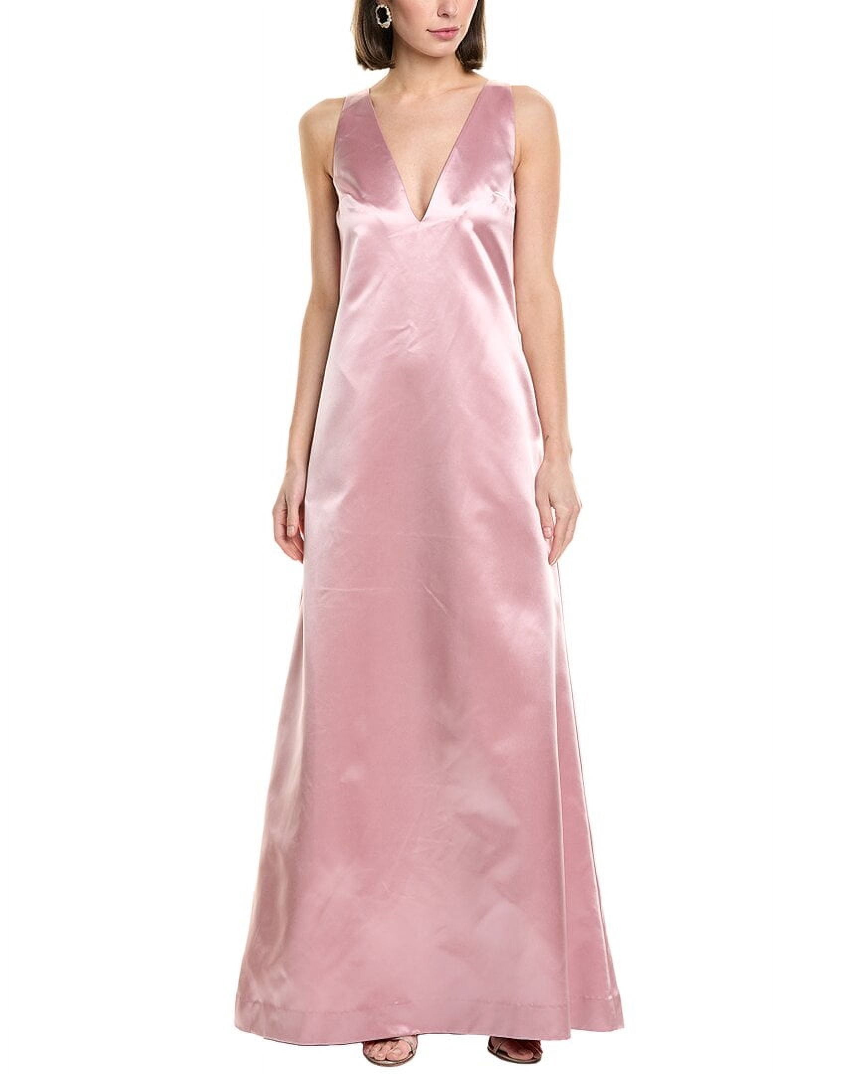 strapless open back dress Ellie Pink Floral Strapless Mini Dress - US 2 main image 1