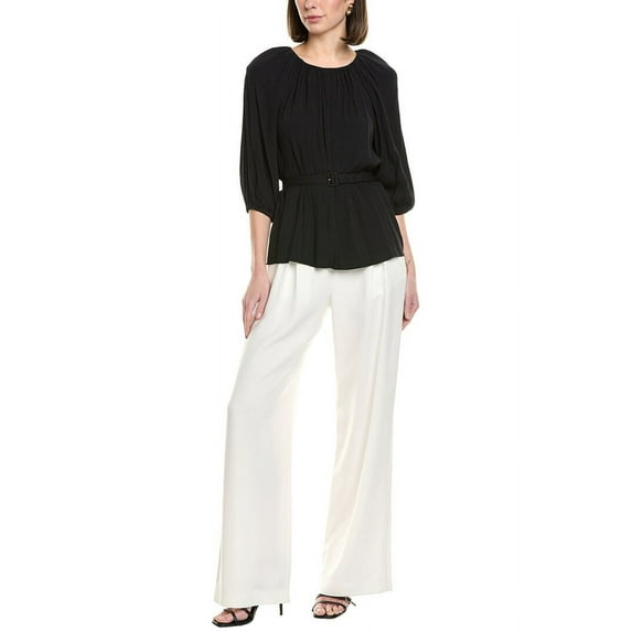 STAUD womens The Arlo Top, s, Black