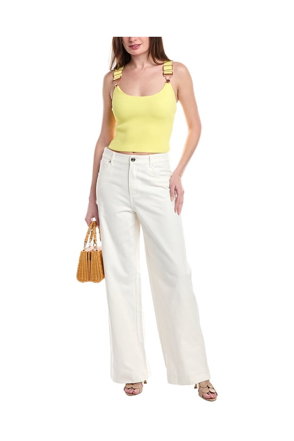 womens  x Wrangler Grayson White Wide Leg Jean, 0, White