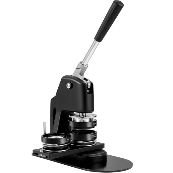 STAWAY 2 in 1 Button Maker Machine - Custom Badges with 1.25" & 2.25" Molds, Complete Kit with 500 Parts & Mr. Panda Book, Easy to Use, High-Quality Gift for Kids & Friends