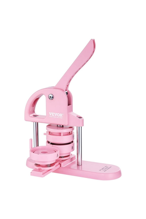 3-IN-1 Button Maker Machine - Create Badges, Mirrors & Keychains - Includes 300 Parts & Panda Magic Book - Ergonomic DIY Crafts Gift for Kids!