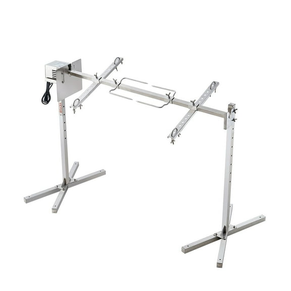 STAWAY 46" Electric Rotisserie Grill Kit - Stainless Steel BBQ for Pig, Lamb, Chicken - 52W Motor, Adjustable Heights, Easy to Clean, Perfect for Outdoor BBQs & Camping