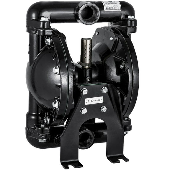 STAWAY Air-Operated Double Diaphragm Pump - 1 Inch Inlet/Outlet, 35 GPM Max Flow, Durable Aluminum Alloy, Ideal for Viscous & Flammable Fluids