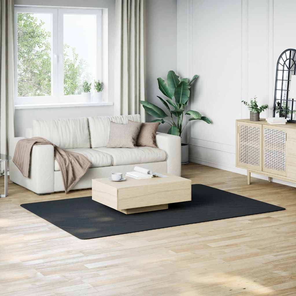 STAWAY Black 100% Polyester Foldable Area Rug 63 x 90 in - Modern ...