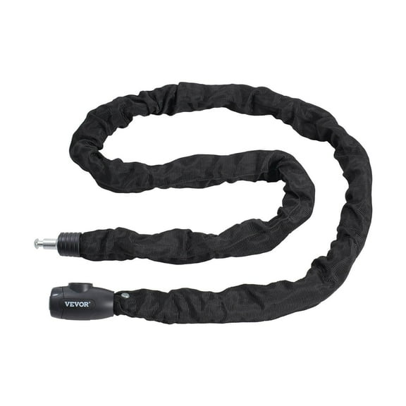 STAWAY Heavy Duty Bike Chain Lock - 10mm Thick Anti-Theft Security for E-Bike, Motorcycle, and More - Durable Steel with Scratch-Resistant Cover, Includes 4 Keys