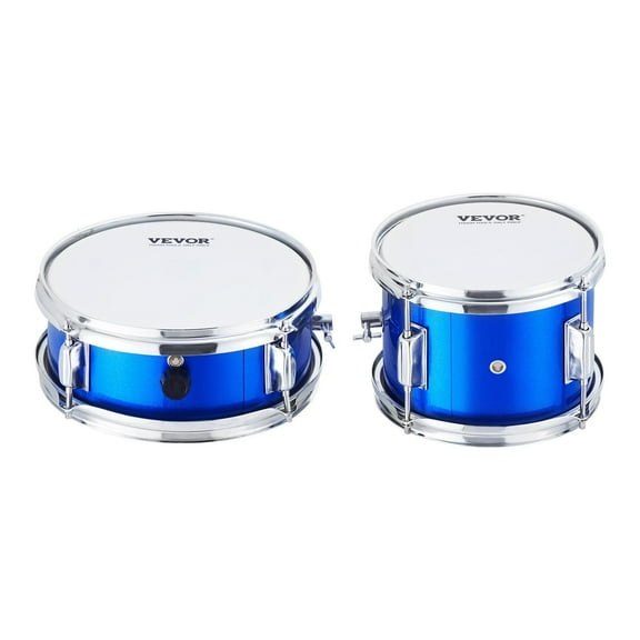 STAWAY Kids Drum Set - 3-Piece Beginner Drum Kit for Ages 6-13, Adjustable Throne, 14" Bass Drum, Snare & Tom, Perfect Starter Set in Blue