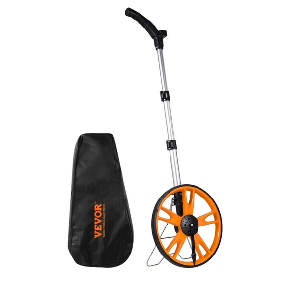 STAWAY Measuring Wheel - Accurate 12.5" Diameter Telescoping Wheel for Lawn, Construction & DIY - Lightweight, Portable with Carrying Bag, Measures up to 9,999 Ft