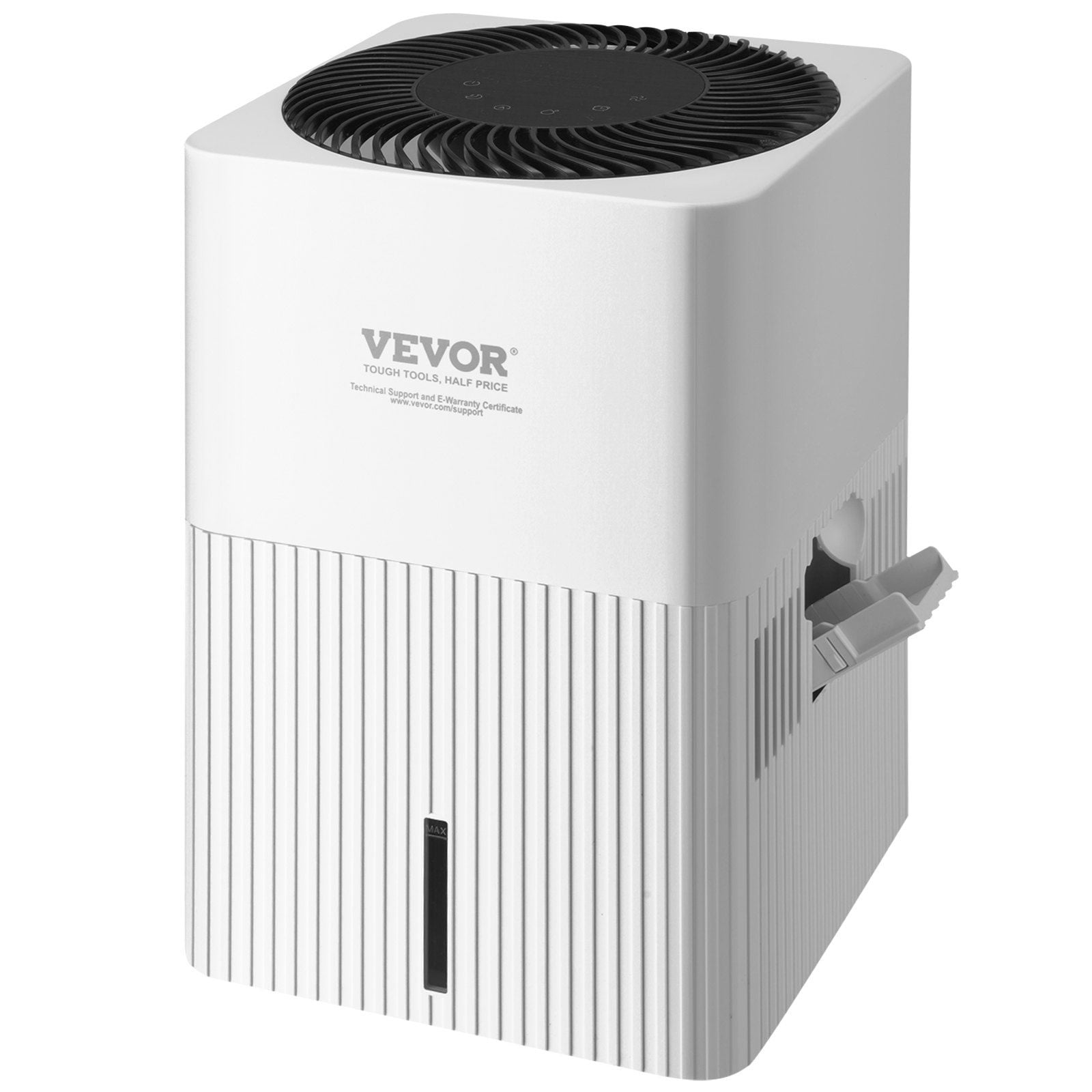 STAWAY Mist-Free Humidifier - 3L Evaporative Air Purifier for Whole House (up to 473.6 sqft) - 4 Speeds, Adjustable Humidity, Timer & Night Light - Ideal for Bedroom, Home & Office