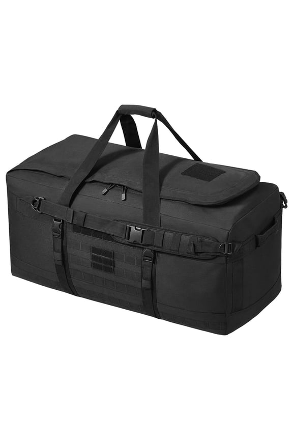 Tactical Duffle Bag 100L - Lightweight Gym Bag with Waterproof Compartment, MOLLE Design for Outdoor Activities, Perfect for Workouts, Hiking, and Beach Trips