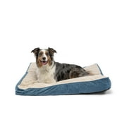 Stay Ella Dog Bed, Large Dog, Pillow Pet Bed, Machine Washable, Size 30"x40"x5"x Color Blue