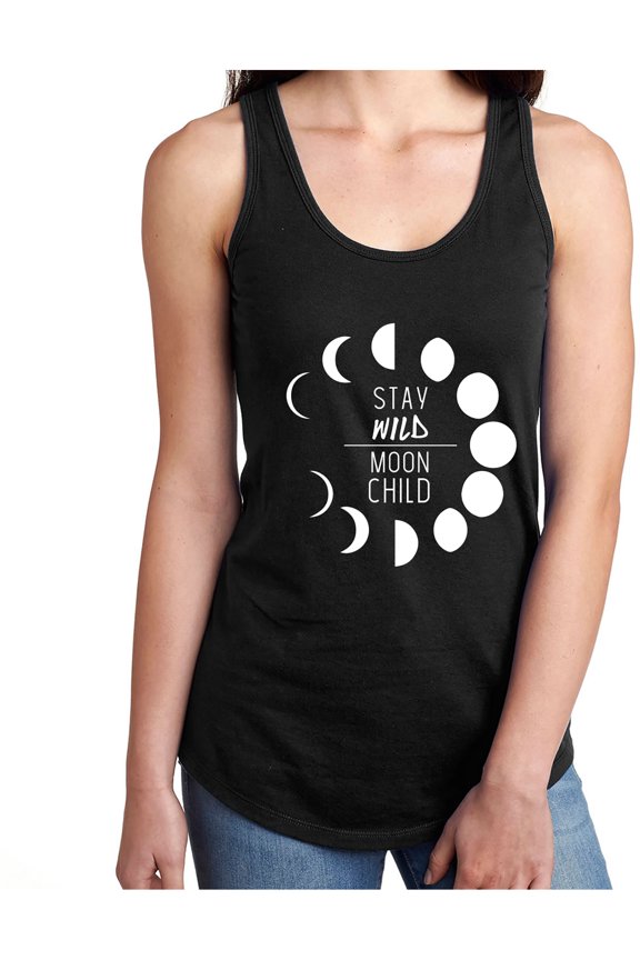 STAY WILD MOON CHILD Racerback Tank