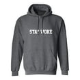 thumbnail image 1 of STAY WOKE Adult Hooded Sweatshirt, 1 of 3